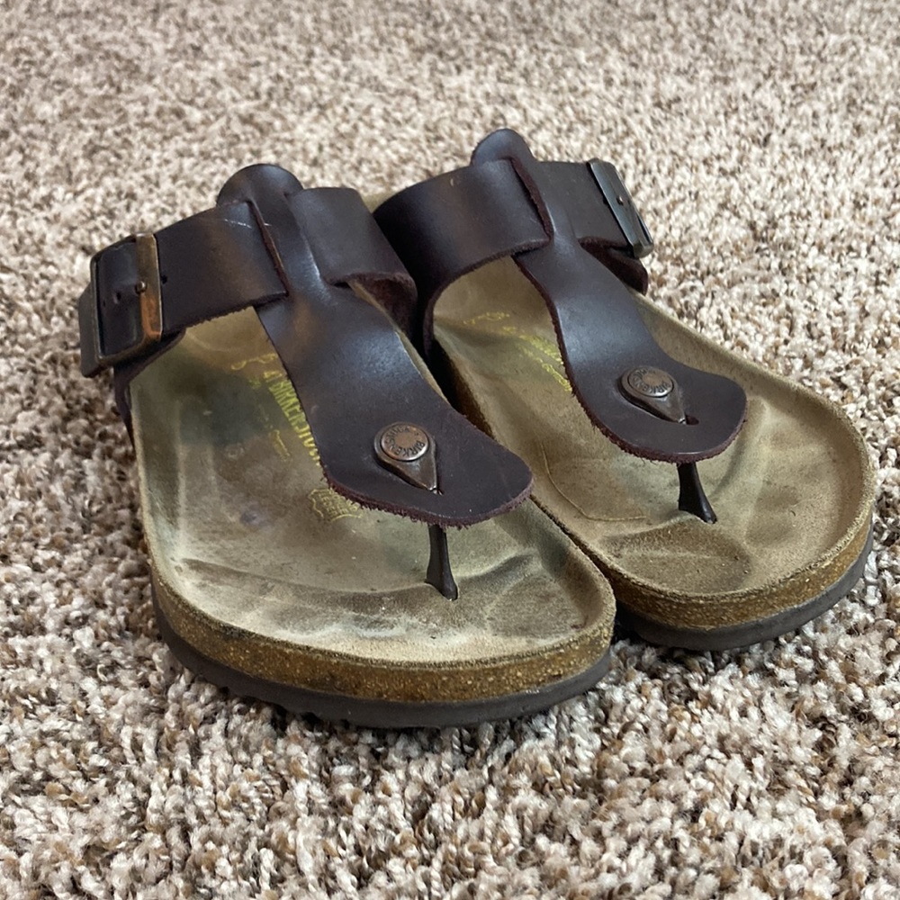 Birkenstock Gizeh Habana Oiled Leather Women’s sandals size 41